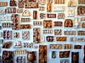 Molds used for the reproduction of statues and other items, at the Zambelli Atelier Memorial.