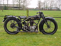 Rudge 500 cc "four valve four speed" vierklepper uit 1924