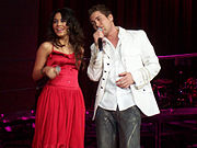 Hudgens and Drew Seeley (3 January 2007)