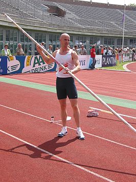 Laurens Looije tijdens het NK 2007