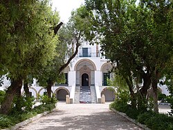 O Palácio Kobbet Ennhas em Manouba