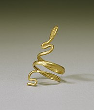 Roman snake ring, 1st century AD