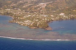 Fotografia aérea de parte da cidade