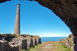 Arsenic labyrinth at Botallack, Cornwall