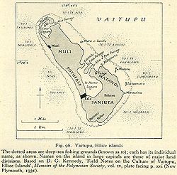 Map of Vaitupu, 1931