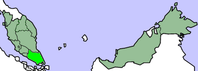 Map of Johor