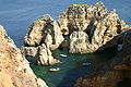 La Ponta da Piedade à côté de Lagos.