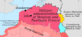 Det nordlige Frankrike, Belgia og Luxembourg etter nederlaget