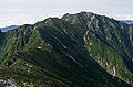 Vue des monts Minamikoma et Akanagi depuis le mont Utsugi.