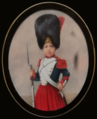 Portrait du prince âgé de sept ans en costume de caporal des grenadiers de la Garde impériale.