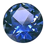 A 0.65-carat (0.130 g) cornflower blue Yogo sapphire