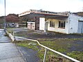 The old petrol station, now closed.