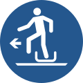 M050 — exit sled-toboggan to the left