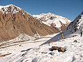 Montañas nevadas en Mendoza