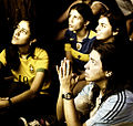 Argentine and Brazilian supporters during the 2006 World Cup.