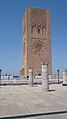 La tour Hassan, à Rabat (Maroc).