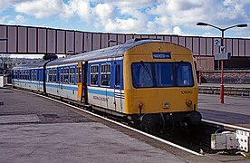 Regional Railways 101 680 at Sheffield in 1998