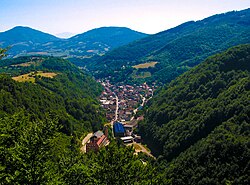 Town of Kreševo panorama