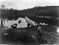 Raquette River at the Sweeney Carry, 1888. Photo by Seneca Ray Stoddard.