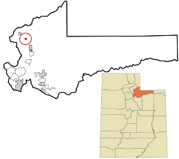 Location in Summit County and the state of Utah