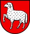 Pecora passante (stemma di Schafisheim, Svizzera)