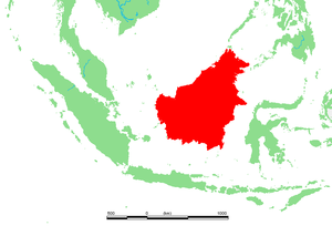 Mapo de Borneo (Kalimantan)