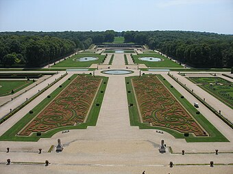 Gardens at Vaux-le-Vicomte, France, by André Le Nôtre, 1657–1661[152]