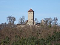 Blick vom Rauenstein zur Lichtenburg