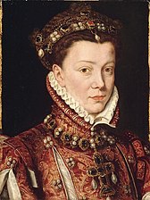 Elisabeth de Valois, Porträt nach Antonio Moro, ca. 1560–1565
