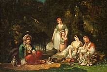 Ανατολίτες στο δάσος, 1837