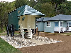 Bathing machine (this one used by Queen Victoria)