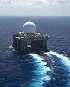 Sea-Based X-band Radar (SBX) of the Missile Defense Agency