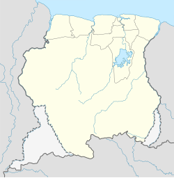 Mappa del Suriname