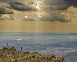 Pogled na grad sa Stare planine (Balkana)