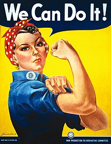 We Can Do It!" poster for Westinghouse, closely associated with Rosie the Riveter