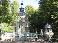 Quiosco decorativo nos Xardíns de Aranjuez, Madrid.