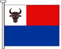 The flag of the Moldavian port militia[17] as described in 1858