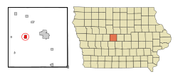 Location of Ogden, Iowa