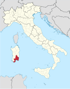 Provincia di Cagliari – Localizzazione