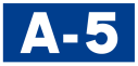 Autovía A-5 shield}}