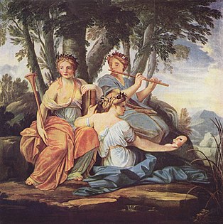 Le Muse Clio, Euterpe e Talia (1652-55 circa)