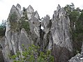 Súľov Rocks in Strážov Mountains Protected Landscape Area