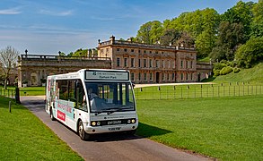 National Trust accessibility bus service at Dyrham Park