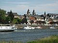 La ville vue de la Moselle.