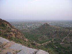 A view of Devarakonda Fort