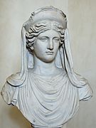 Sogenannte „Demeter Altemps“, römische Kopie nach griechischem Original des 4. Jh. v. Chr. (Museo nazionale romano Palazzo Altemps, Rom)