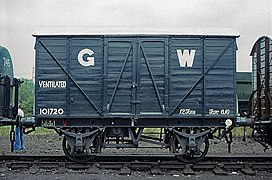 GWR Mink A ventilated van 101720 at Didcot