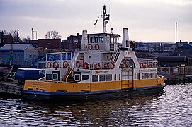 Shields ferry Shieldsman on the Tyne in 1993