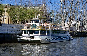 Catamaran VII operated by the Tren de la Costa franchise