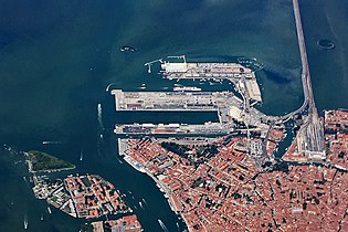 Aerial view of Venezia Terminal Passeggeri